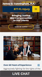 Mobile Screenshot of cunninghampilaw.com